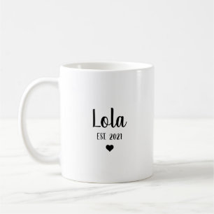 Mug Lola Grandma Grossesse Faire-part cadeau