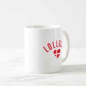 Mug LOLLAND Danemark Coeur (Devant droit)
