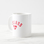 Mug LOLLAND Danemark Coeur (Devant gauche)