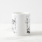 Mug Lollipop Man bronzer dans une illustration surréal (Centre)