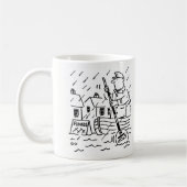 Mug Lollipop Man rameur en inondation en utilisant une (Gauche)