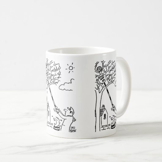 Mug Lollipop Man Secourt Ball From Tree (Devant droit)
