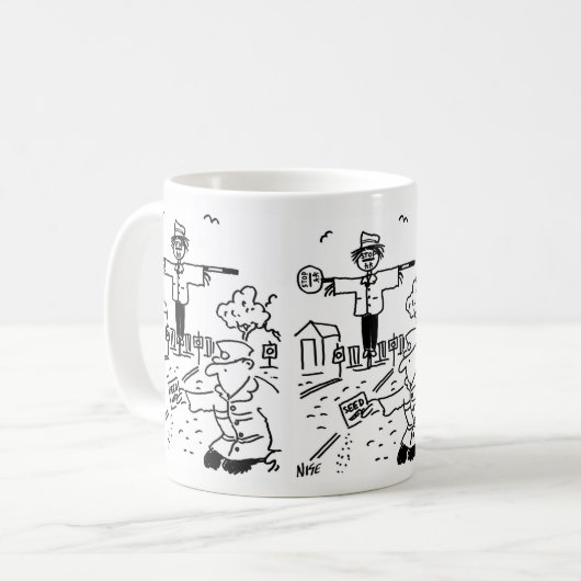 Mug Lollipop Man utilise des Lollipopes pour fabriquer (Devant gauche)