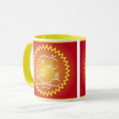 Mug L'OM Ganesha avec l'étoile jaune (Devant gauche)