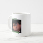Mug l'onceler "qui est acajou" (Devant gauche)