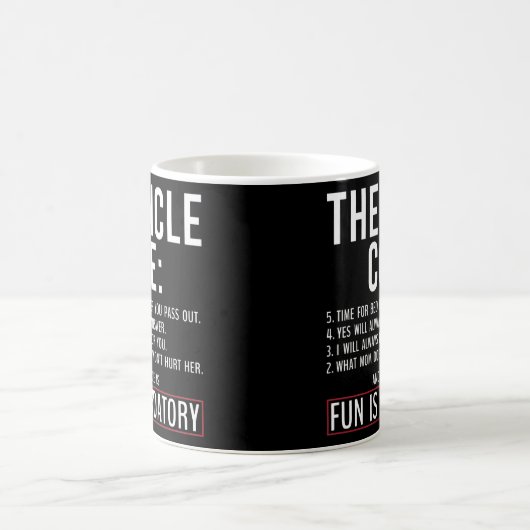 Mug L'oncle Code s'amuse dans la famille obligatoire f (Centre)