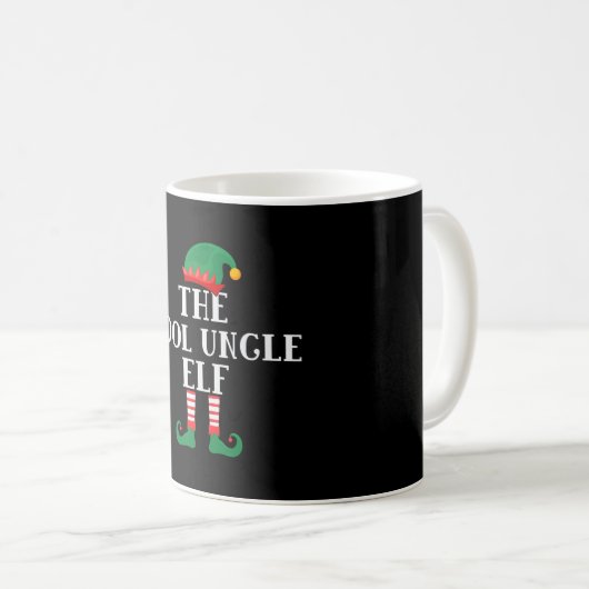 Mug L'oncle Cool Elf drôle Noël (Devant droit)