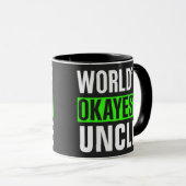 Mug L'oncle le plus Okayest du monde (Devant droit)