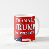 Mug L'Oncle Sam vous veut rouge de Donald Trump 2016 (Devant droit)