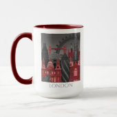 Mug London Elevages by Night - Rouge (Gauche)