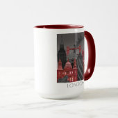 Mug London Elevages by Night - Rouge (Devant droit)