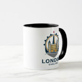 Mug London England Great Britain (Devant droit)