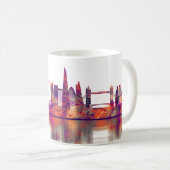 Mug London England Skyline (Devant droit)