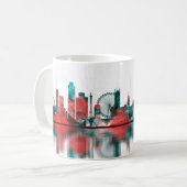 Mug London England Skyline (Devant gauche)