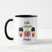 Mug London Guards Nom Monogram Angleterre (Gauche)