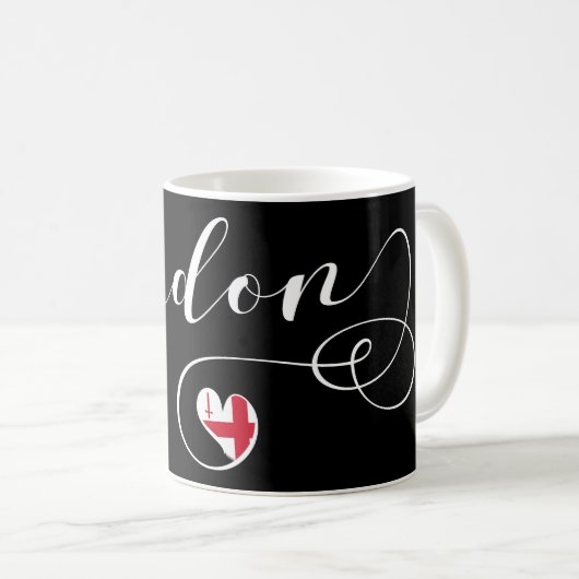Mug London Heart Mug, Angleterre (Devant droit)