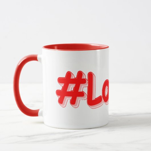 Mug "#London" Joli Design. Commandez dès maintenant (Gauche)