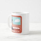 Mug London Skyline Retro City Pride (Devant gauche)