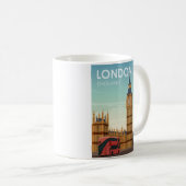 Mug Londres Angleterre Big Ben Vintage voyage (Devant droit)
