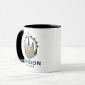 Mug Londres Angleterre Grande-Bretagne (Devant gauche)