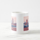 Mug Londres Angleterre Pastel Travel Design (Centre)