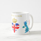 Mug Londres, Angleterre, Royaume-Uni Souvenir (Devant droit)