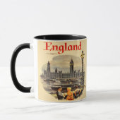 Mug Londres Angleterre Style Vintage Big Ben (Gauche)