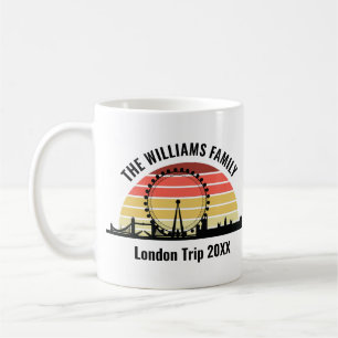 Mug Londres Angleterre Sunset Custom Family Trip
