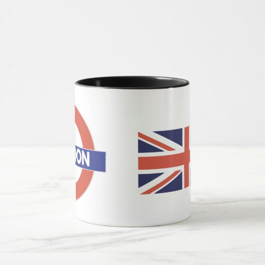 Mug Londres, avec drapeau d'union (Centre)