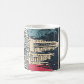 Mug Londres Big Ben : Poster de typographie (Devant droit)