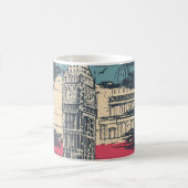Mug Londres Big Ben : Poster de typographie (Centre)