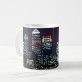 Mug Londres City Night Skyline Royaume-Uni Voyage (Devant gauche)
