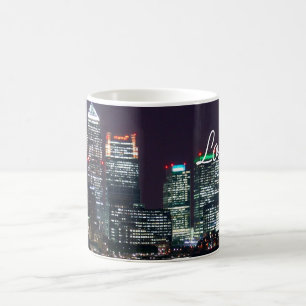 Mug Londres City Night Skyline Royaume-Uni Voyage