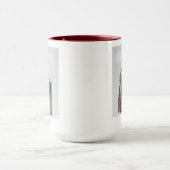 Mug Londres en nuages rouge et vert (Centre)