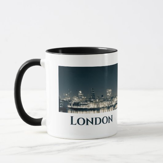 Mug Londres Skyline Panorama Urbain Souvenir Cadeau (Gauche)
