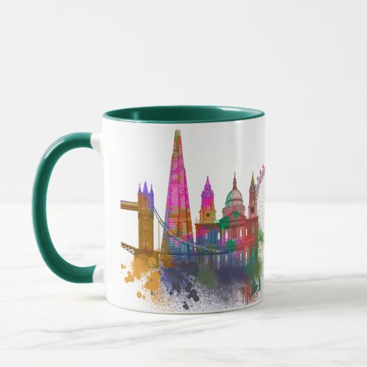 Mug Londres Skyline - Rainbow (Gauche)