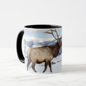 Mug Lone Bull Elk | Parc national de Yellowstone (Devant gauche)