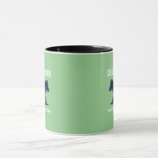 Mug Lone Galaxy Wolf Silhouette (Centre)