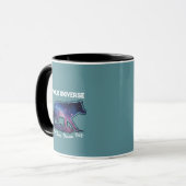 Mug Lone Galaxy Wolf Silhouette (wild universe) (Devant gauche)