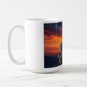 Mug Lone Wolf at Sunset (Gauche)