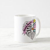 Mug Lonely Heart Skeleton Anti Valentine (Devant droit)