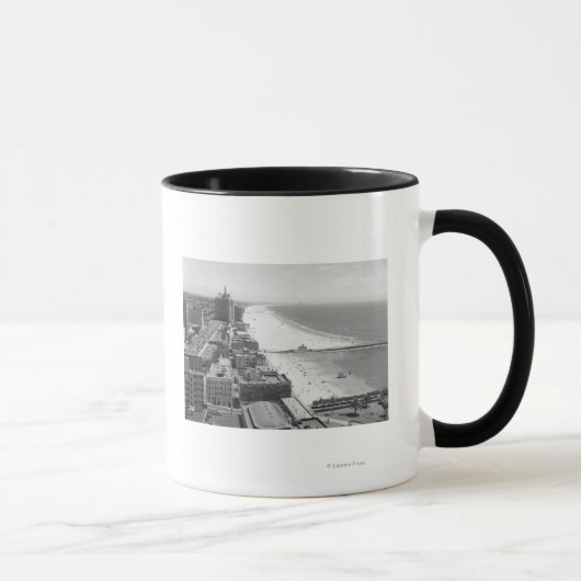 Mug Long Beach, California Coastline and Beach (Droite)