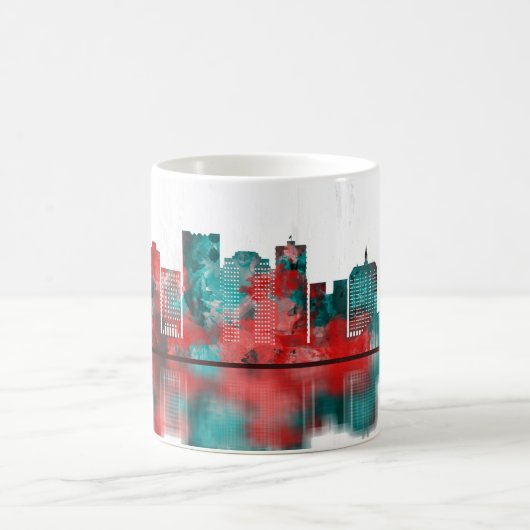 Mug Long Beach California Skyline (Centre)