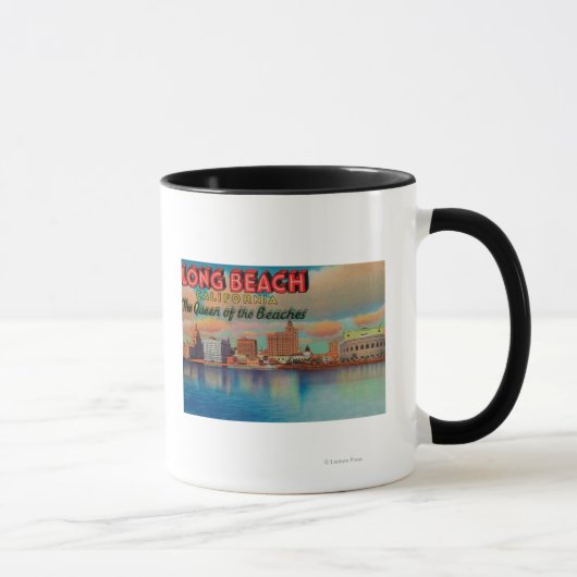 Mug Long Beach, Californie - La Reine des Plages (Droite)