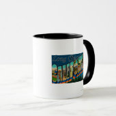 Mug Long Beach, Californie - Scènes de grandes lettres (Devant droit)