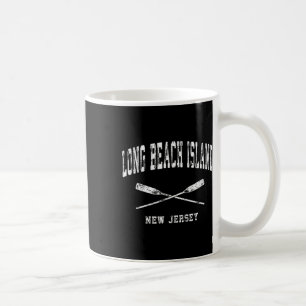 Mug Long Beach Island New Jersey Vintage Nautical Cros