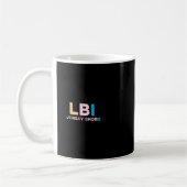 Mug Long Beach Island Nj Vacances Colorées (Gauche)