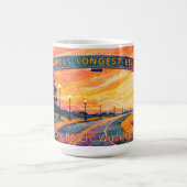 Mug Long Beach Washington Sunset Arch Scénique (Centre)