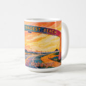 Mug Long Beach Washington Sunset Arch Scénique (Devant droit)