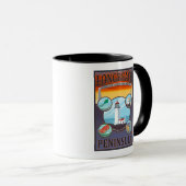 Mug Long Beach, Washington Travel (Devant droit)